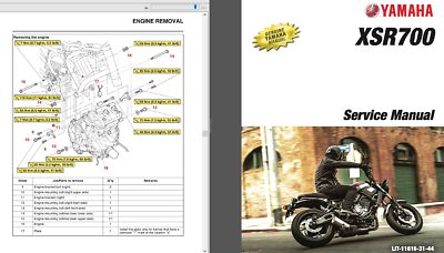 YAMAHA MTM690 サービスマニュアル XSR700 YAMAHA XSR700 サービスマニュアル QQS-CLT-000-B2G : Parts