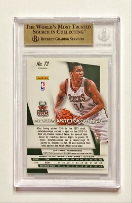 その他 NBA Giannis Antetokounmpo 2014-15 Prizm Giannis Antetokounmpo 2014 Prizm #73 Gold Puslar /10 Price