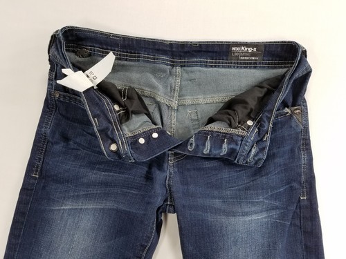 W30 xslim Bitton Buttonfly Jeans Sz King Hommes Pour L30 David Stretch Botte Buffalo UaqPSq