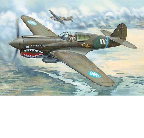 Maquette REVELL Curtiss P-40E Warhawk 1/32 - Neuf Scellé