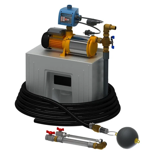 Florantia Erdtank 6000 Liter Komfort IV - Regenwassertank Set mit Hauswasserwerk - Bild 5 von 9