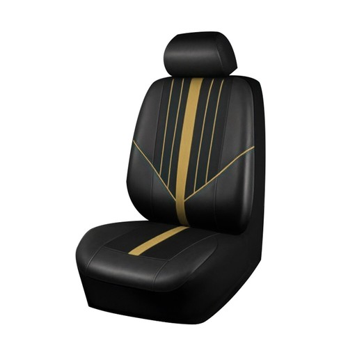 Car Seat Covers PU Leather 5 Seats Full Set 2 Front Rear Protector for Chevrolet - Picture 14 of 28