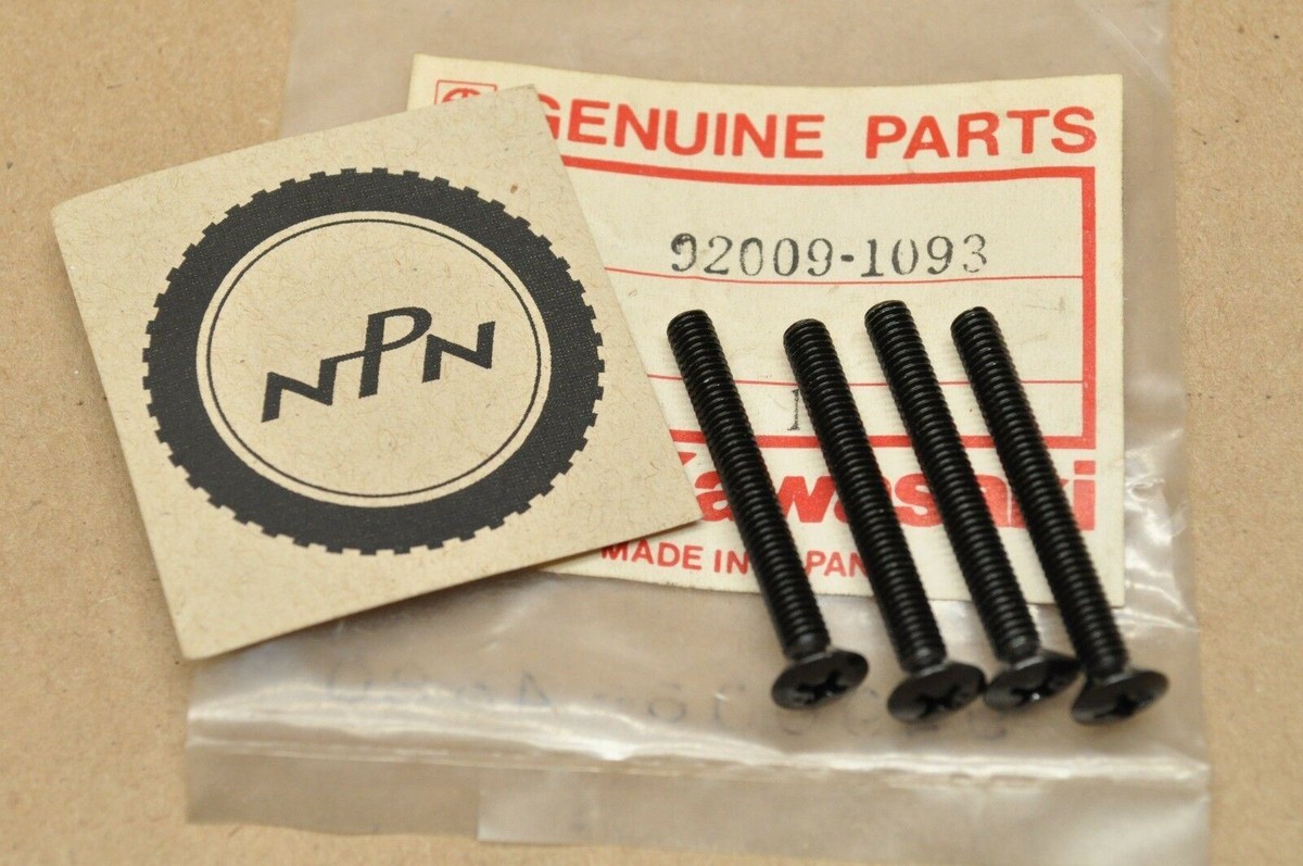 NOS OEM Kawasaki KZ1000 KZ650 KZ750 ZX900 Countersunk Screw Lot of