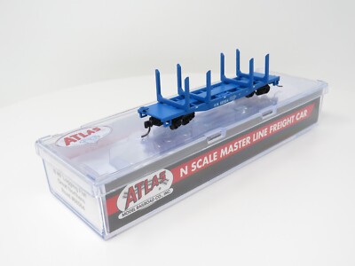 Atlas N 50006286 Great Northern GN 45' Logging Flatcar Freight Car N Scale