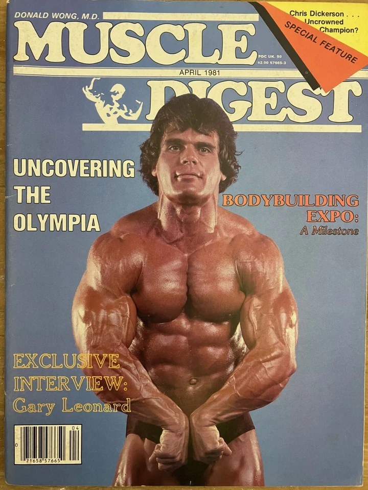 Muscle Digest Apr 1981- Arnold Schwarzenegger Wins 1980 Mr. Olympia - Super-Rare - Image 2 of 4