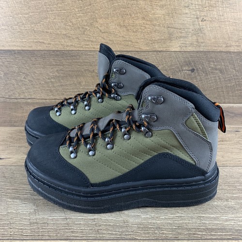 Frogg Toggs Anura II Technical Wading Boots 8; Felt; Moss/Clay