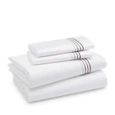 FRETTE Cruise 3.-pc QUEEN Flat Sheet +2 Standard Pillowcases $1000