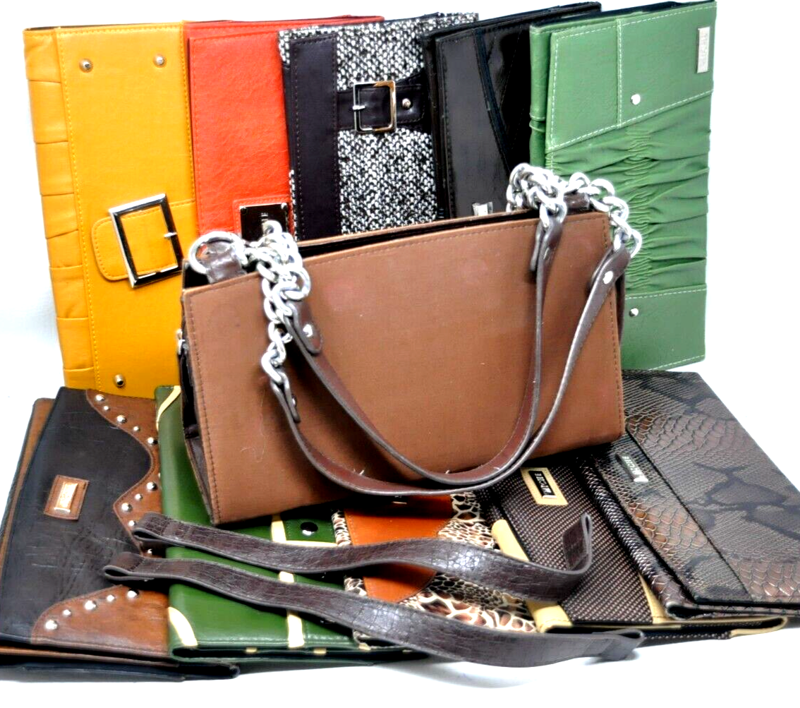 Miche Classic Bag 10 Shells BROWN Base LOT Purse Double Handle Handbag