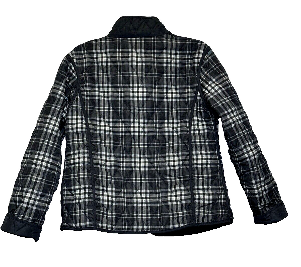 Jane Ashley Light Puffer Polyester Jacket Black W… - image 3