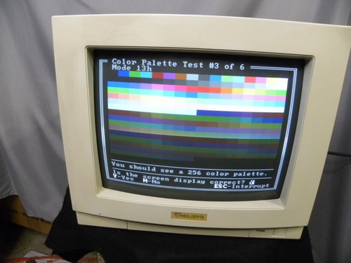Vintage Relisys CRT Monitor Model RE1450 14" Color Monitor No Rust Clean Inside - Picture 16 of 23