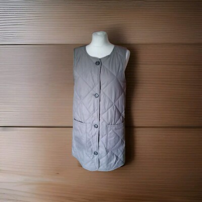 Barbour Waistcoat/Gilet THORA pit2pit 20.5in Warm Country padded Longer Length 