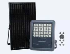 Faro LED Solare con Pannello Indicatore Carica 100w 200w 400w 800w TELECOMANDO