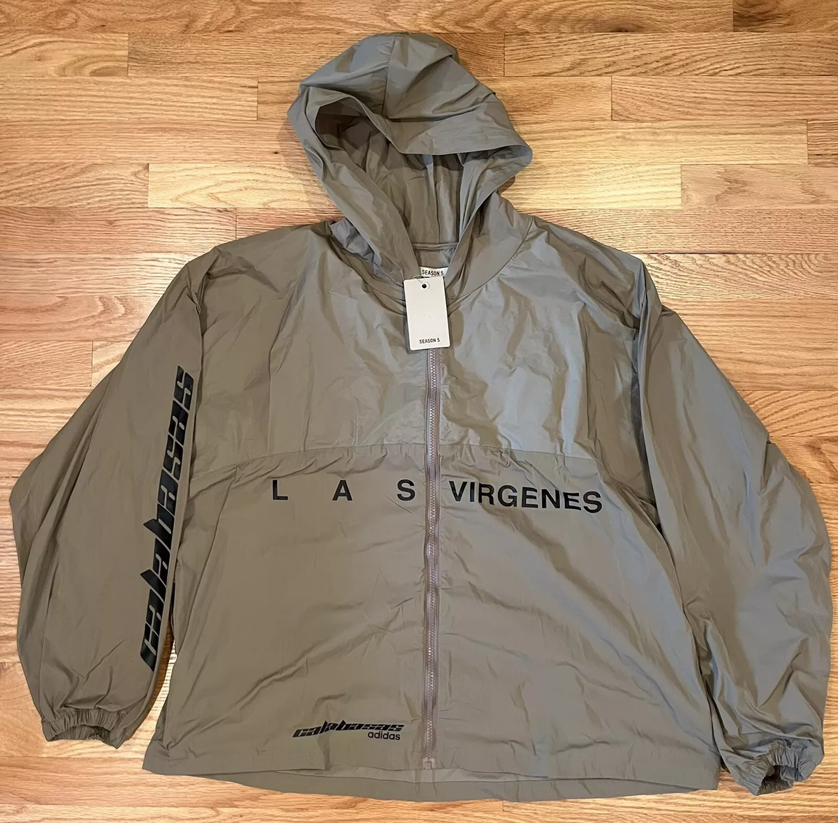 Adidas yeezy top jacket windbreaker ebay