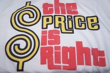 THE PRICE IS RIGHT Bob Barker TV Show No TM Single Stitch M T-Shirt USA VTG 90s