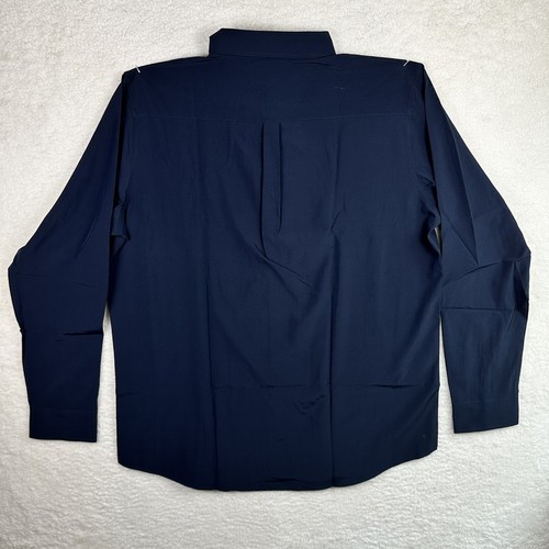Nautica Young Men's School Uniform Long Sleeve Performance Size XL Navy - Picture 2 of 13