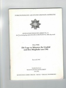 Freimaurer Quatuar Coronati Die Loge Zu Munster Um 1780 Ebay