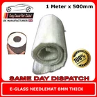 Exhaust Silencer Wadding 1 Meter x 500mm E-Glass Fibre Packing for Motorcycle