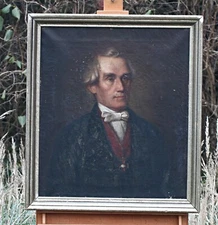 Heinrich Paul (Xix Löwenberg In Schlesien) Portrait Of A Nobleman, 1866 Painting