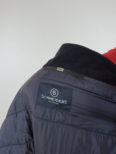 SCHNEIDERS Wool Coat Zipper Sport Peacoat Coat Mens Size 52 - Picture 8 of 16
