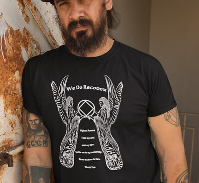 Narcotics Anonymous 3rd  ANGELS SS/LS T-shirt -Free Shipping