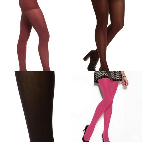 DKNY 412 Women's Opaque Coverage Tights 