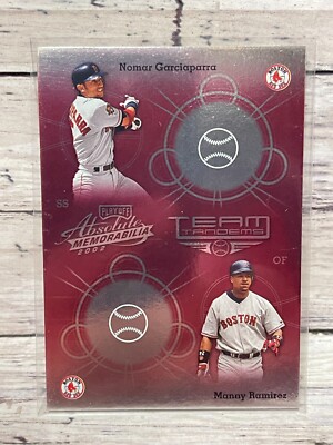 2002 Absolute Memorabilia Team Tandems #TT5 N.Garciaparra M.Ramirez