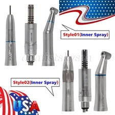Dental Slow Speed Handpiece Inner Water Contra Angle/ Straight/ Air Motor 4-Hole