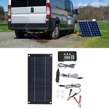 600W Watt 12V Portable Foldable Solar Panel Kit Camping Charger Power Station RV