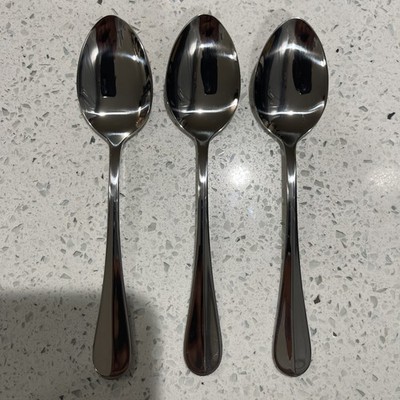 3 Wallace HARTFORD Stainless 18/10 Teaspoons - Never Used - Lot Set
