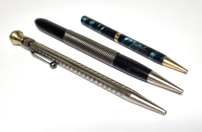 restposten drei alte Drehbleistifte, 1 eversharp 2 unbekannt