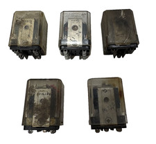 POTTER AND BRUMFIELD ASSORTED RELAYS LOT OF 5