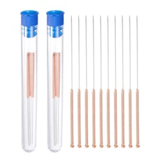 3D Printer Nozzle Cleaning Kit, 10 Pcs Nozzle 0.5mm Nozzle Cleaner Gold