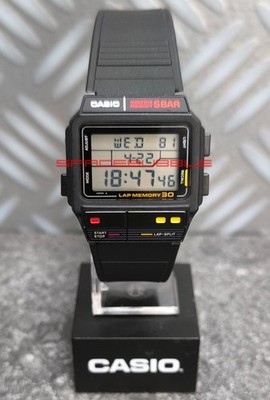 NEU   1986   CASIO SDB-300W SCHWARZ   VINTAGE UHR  SELTEN 80ER MADE IN JAPAN NOS