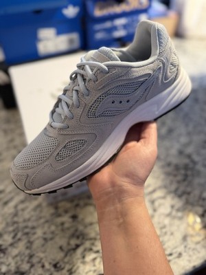 Saucony Grid Jazz 9 Suede Pack Grey Suede Women s Low Top Sneakers S70898-8