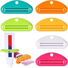 6PCS Toothpaste Tube Squeezer Dispenser, Tooth Paste Roller Squeezer Holder for