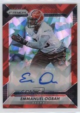 2016 Panini Prizm Rookie Red Crystals 5/75 Emmanuel Ogbah #RA-EOG Auto g4f
