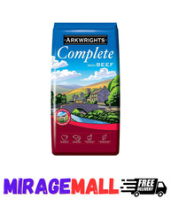 Arkwrights Complete with Beef Dry Dog Food 15kg - Nutritious Dry Dog Biscuits 1.33 per kilo