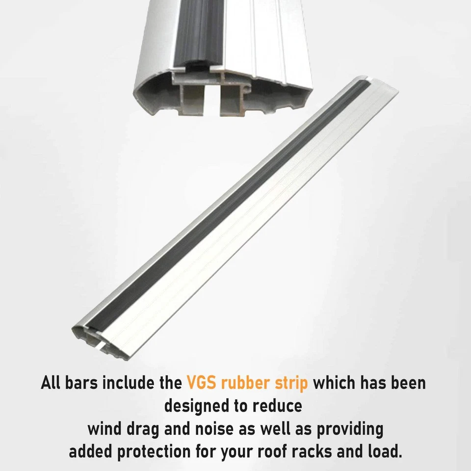 Barras transversales para techo Hyundai Genesis 2009-2014 techo normal aluminio plateado Foto 4 de 4