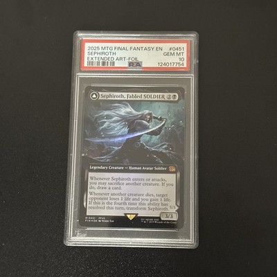 Sephiroth, Fabled SOLDIER (Extended Art) Final Fantasy Foil for