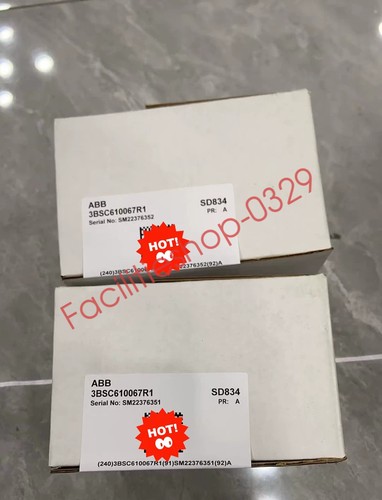 1PC ABB SD834 3BSC610067R1 DHL/FedEx - 第 1/1 張圖片