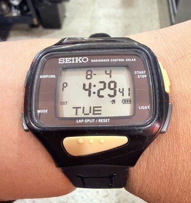 Seiko Super Runners Solar S750 Watch New Capacitor