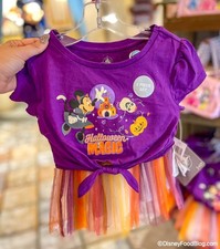 NWT Disney Parks 2pc Set Girls Minnie Mouse Shirt  Tutu Skirt SZ L