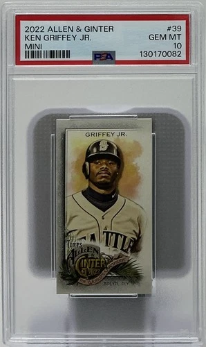 Ken Griffey Jr. PSA 10- 2022 Topps Allen & Ginter Mini Portrait -Mariners, HOF
