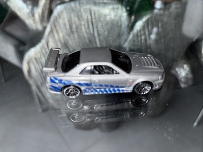 Hot Wheels: NISSAN SKYLINE GT-R R34. Gray  B107 Bad Baddd A$$$