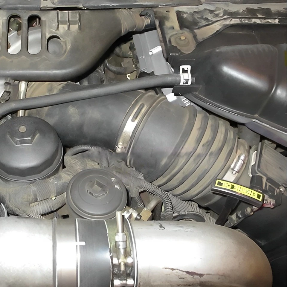 Varilla de medición de aceite para motor diésel Powerstroke 6L Ford F-350 V8 2003-2005 Foto 3 de 4