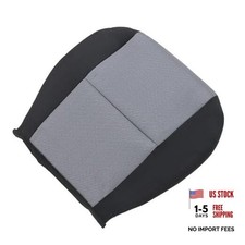 Front Driver Side Bottom Replacement Cloth Seat Cover Compatible with Gray
