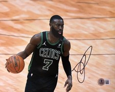 JAYLEN BROWN SIGNED AUTOGRAPHED 8x10 PHOTOGRAPH BECKETT BAS COA BOSTON CELTICS