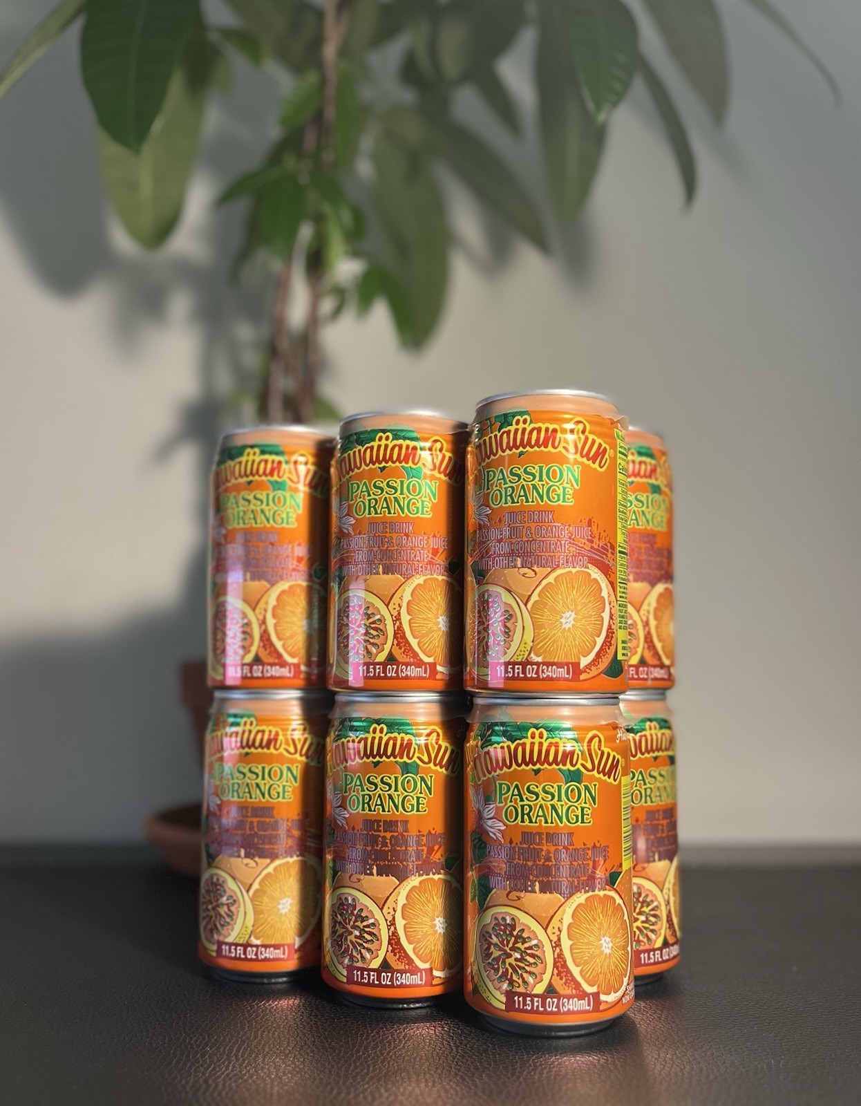 2 Six-Packs Hawaiian Sun Passion Orange Nectar Juice Drink 11.5oz Cans Sealed