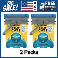 Purina Tidy Cats Instant Action Clumping Cat Litter, Natural, Low Dust