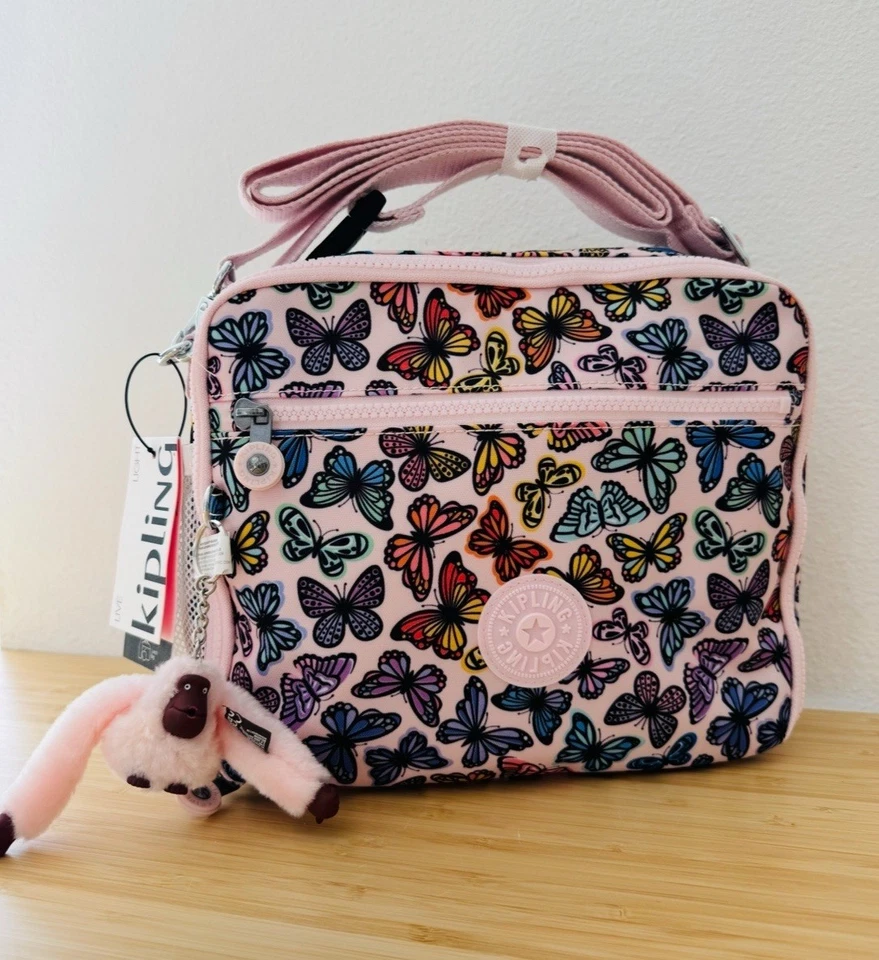 KIPLING ERMY Food Lunch Bag Butterfly Days - Image 4 of 4